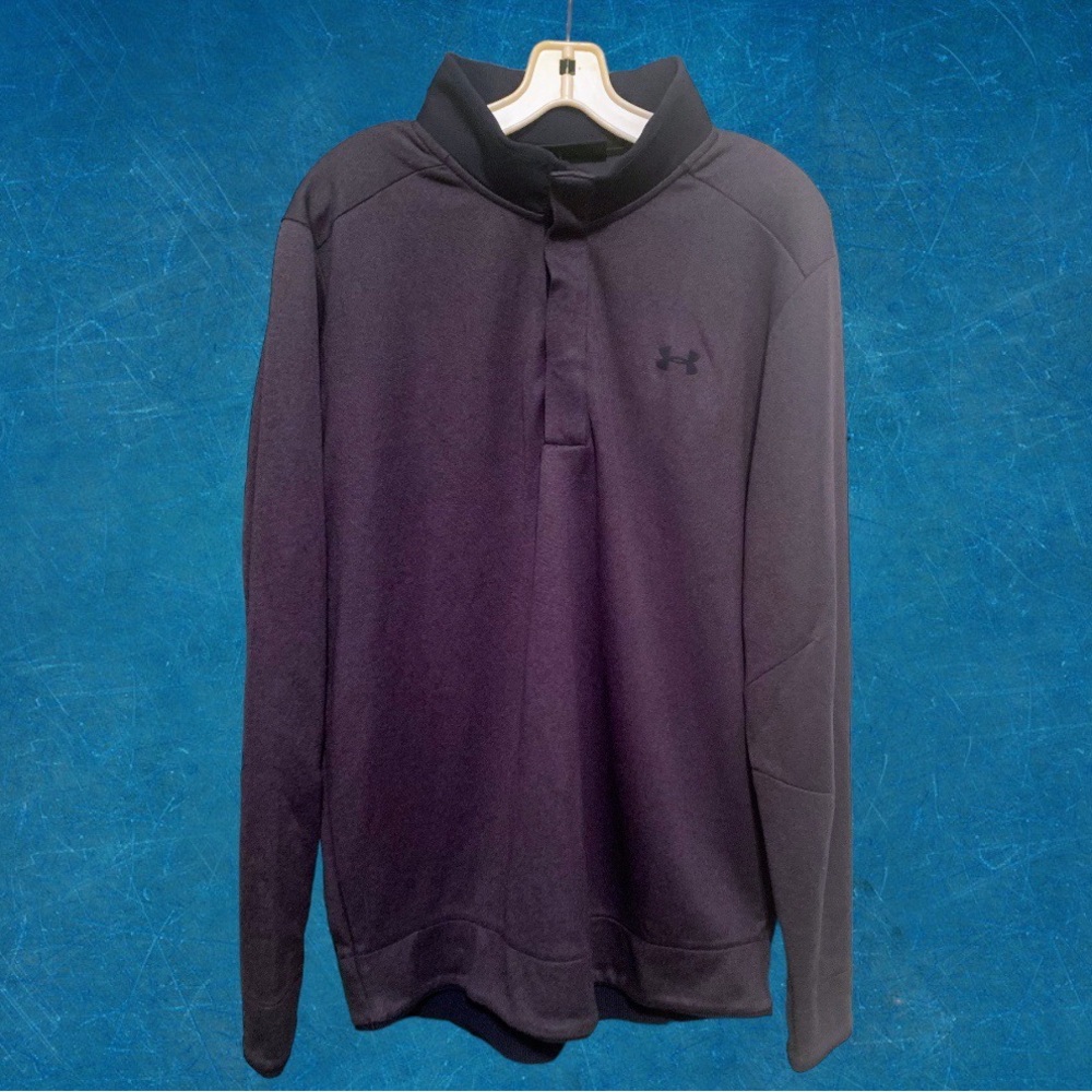 Men’s Under Armour Golf Coldgear 1/4 Button Up Sweater XL, NWOT